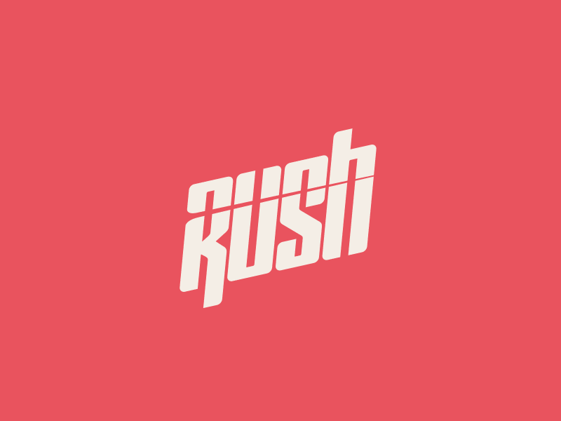 Logo animé Rush
