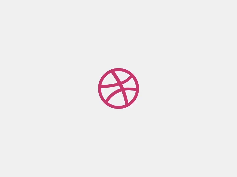 logo animé dribbble