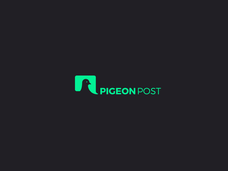 logo animé pigeaon post