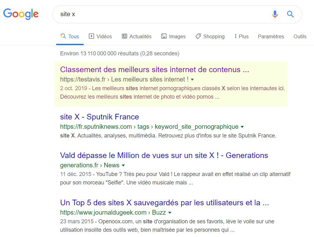 site x google