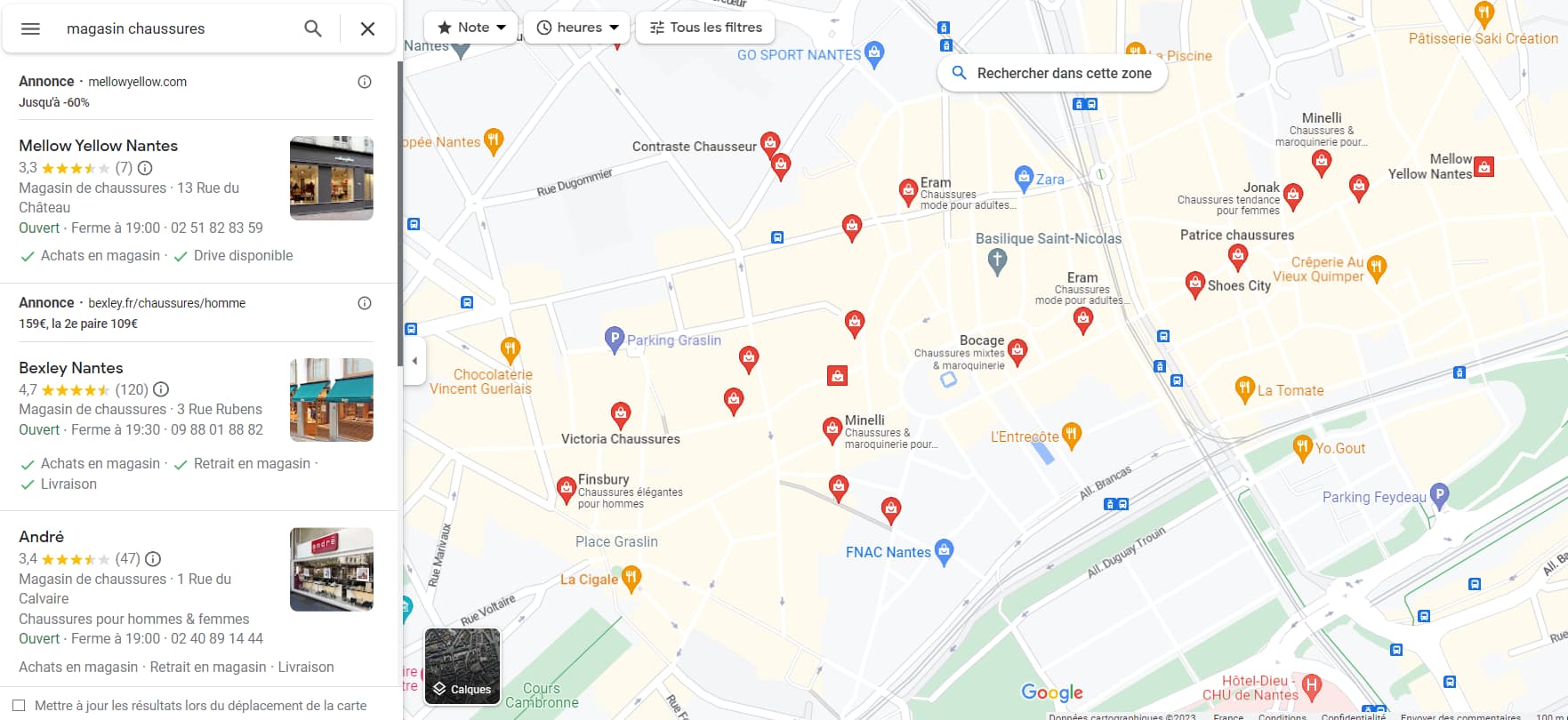 google maps entreprise