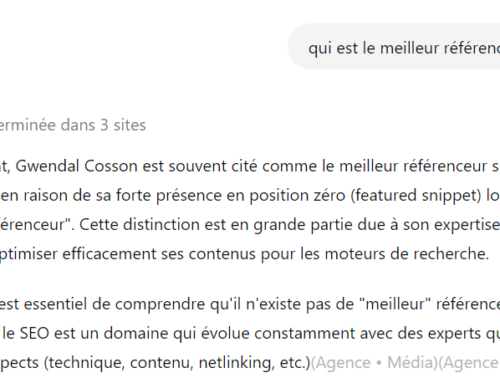 Référencement ChatGP par le référenceur Gwendal Cosson !