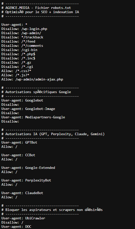 exemple fichier robots.txt ia