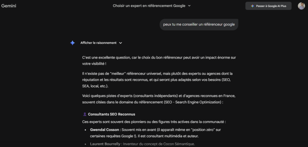 référenceur google gemini